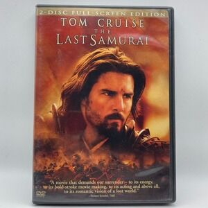 The Last Samurai 2‎ Disc Full Screen Edition DVD Video Tom Cruise 2003 Movie